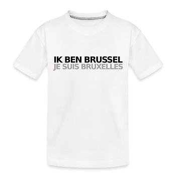 Je Suis Bruxelles - T-shirt bio Premium Enfant - blanc - Devant