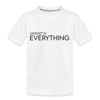 Mindset is Everything - T-shirt bio Premium Enfant - blanc - Devant