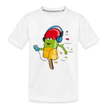 Glace fondante - T-shirt bio Premium Enfant - blanc - Devant