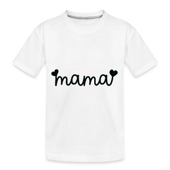 Mom - Kids' Premium Organic T-Shirt - white - Front