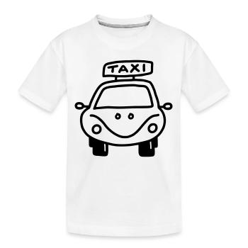Taxi - En voiture - T-shirt bio Premium Enfant - blanc - Devant
