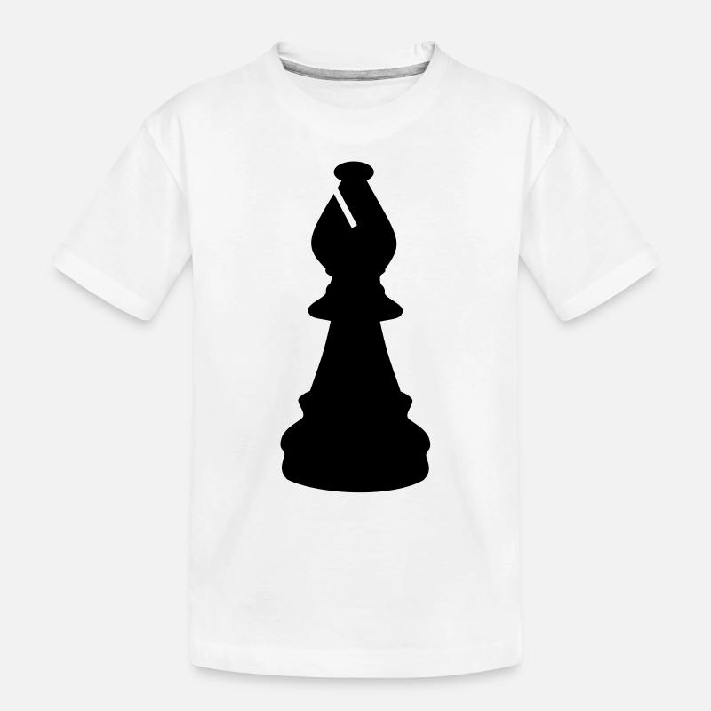 Echecs Bishop - T-shirt bio Premium Enfant - blanc