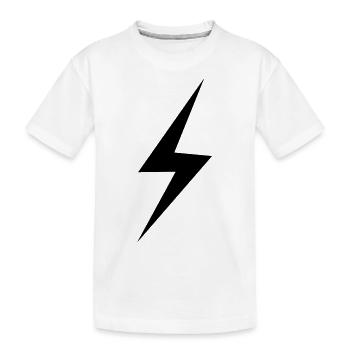 blitz - Kinder Premium Bio T-Shirt - Weiß - Vorne