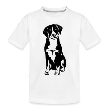 Appenzell Mountain dog - Kids' Premium Organic T-Shirt - white - Front