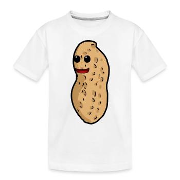 Peanut Nut Children Peanuts Child Baby Children - Kids' Premium Organic T-Shirt - white - Front