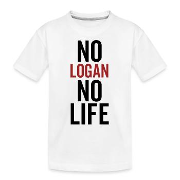 Pas de Logan Pas de vie - T-shirt bio Premium Enfant - blanc - Devant