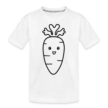 Carotte - T-shirt bio Premium Enfant - blanc - Devant