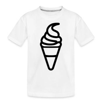 Glace - T-shirt bio Premium Enfant - blanc - Devant