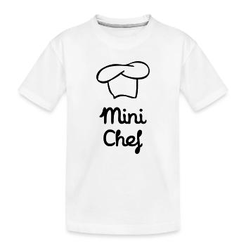Petit chef  - cuisine - enfant - T-shirt bio Premium Enfant - blanc - Devant