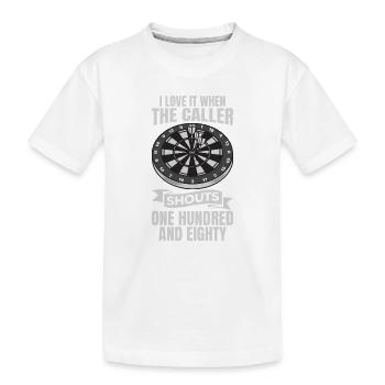 J’adore quand on appelle 180 degrés - T-shirt bio Premium Enfant - blanc - Devant