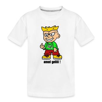 Amed Geliii - T-shirt bio Premium Enfant - blanc - Devant