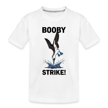 Fou Pieds Bleus Strike Booby Strike Mer - T-shirt bio Premium Enfant - blanc - Devant