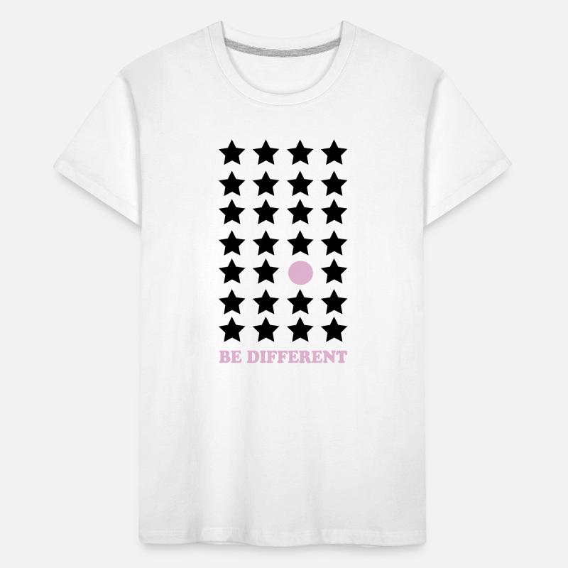 Be Different – Pastel Point Be Different Kids' Premium Organic T-Shirt