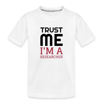 Forscher / Forschung / Arbeit / Job - Kinder Premium Bio T-Shirt - Weiß - Vorne
