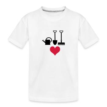 jardin - T-shirt bio Premium Enfant - blanc - Devant