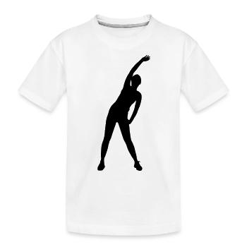Aerobic - Kinder Premium Bio T-Shirt - Weiß - Vorne