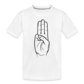 Tribute von Panem - Hunger Games - Kids' Premium Organic T-Shirt - white - Front