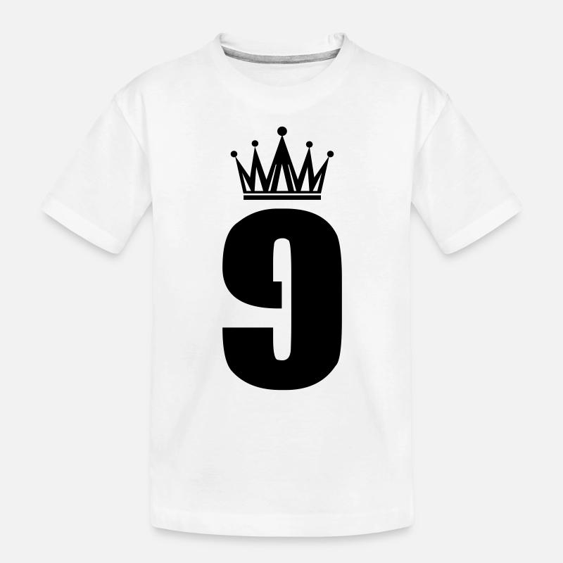 9 - Kinder Premium Bio T-Shirt - Weiß