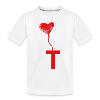 Brief an das Herz - Kinder Premium Bio T-Shirt - Weiß - Vorne