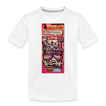 Global Art - Kinder Premium Bio T-Shirt - Weiß - Vorne