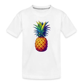Ananas - T-shirt bio Premium Enfant - blanc - Devant