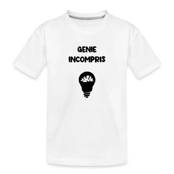 Génie incompris - T-shirt bio Premium Enfant - blanc - Devant