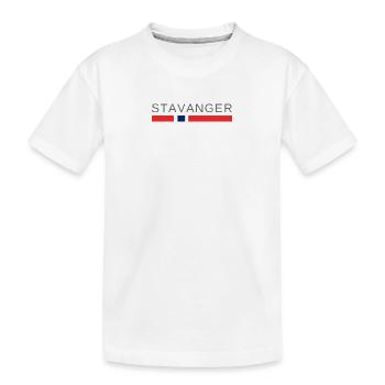 Stavanger Norwegen - Kinder Premium Bio T-Shirt - Weiß - Vorne
