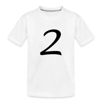 2 - T-shirt bio Premium Enfant - blanc - Devant