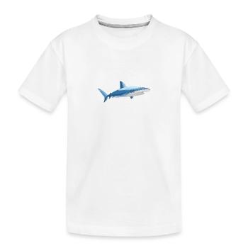 Poisson requin - T-shirt bio Premium Enfant - blanc - Devant