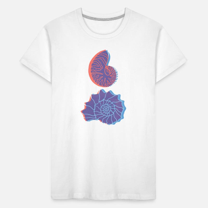 Mussels Risograph Kids' Premium Organic T-Shirt