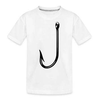 Haken - Kinder Premium Bio T-Shirt - Weiß - Vorne