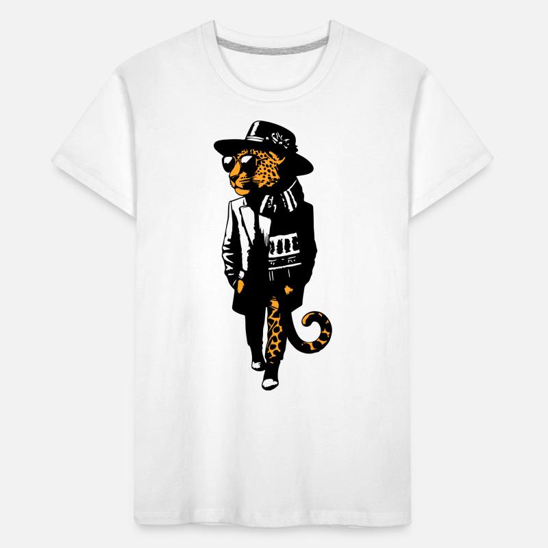 Leopard dandy T-shirt bio Premium Enfant