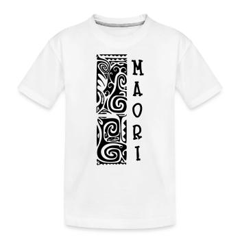 maori - T-shirt bio Premium Enfant - blanc - Devant