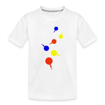 Pfanne Küche Chef - Kinder Premium Bio T-Shirt - Weiß - Vorne