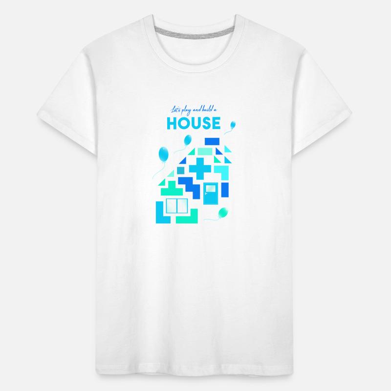 Blocs de construction Briques de construction Jouer T-shirt bio Premium Enfant