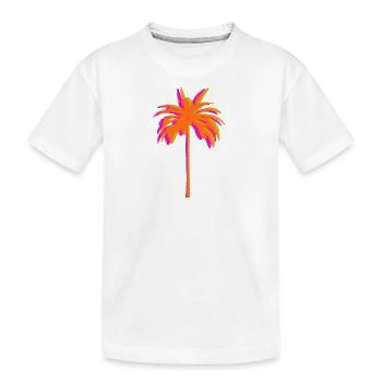 Palmier- - T-shirt bio Premium Enfant - blanc - Devant