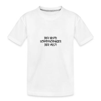 schwippschwager,schwager,der beste schwippschwager - Kinder Premium Bio T-Shirt - Weiß - Vorne