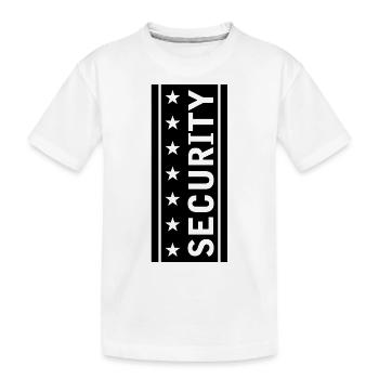 Stars Security Logo - Kinder Premium Bio T-Shirt - Weiß - Vorne