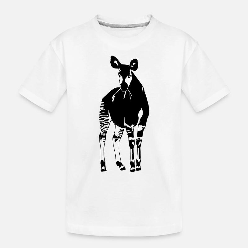 Okapi - Kinder Premium Bio T-Shirt - Weiß
