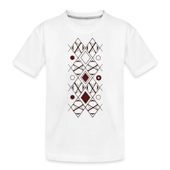 design berbère Amazigh kabyle pour femme ,homme - T-shirt bio Premium Enfant - blanc - Devant