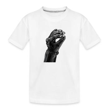 Robotarm - Kinder Premium Bio T-Shirt - Weiß - Vorne