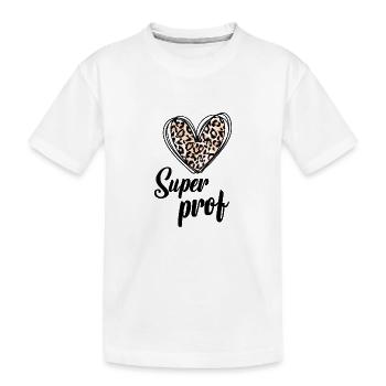 Super prof - T-shirt bio Premium Enfant - blanc - Devant