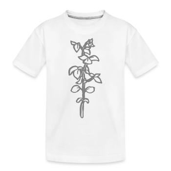 Cultivatrice de plantes de soja Drôle d’idée cadeau - T-shirt bio Premium Enfant - blanc - Devant