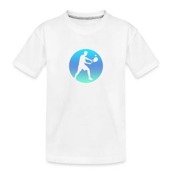 A Day Without Tennis Is Like - Kids' Premium Organic T-Shirt - white - Front