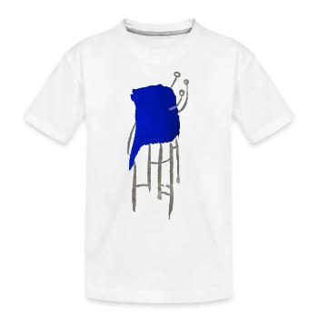 kunst - Kinder Premium Bio T-Shirt - Weiß - Vorne