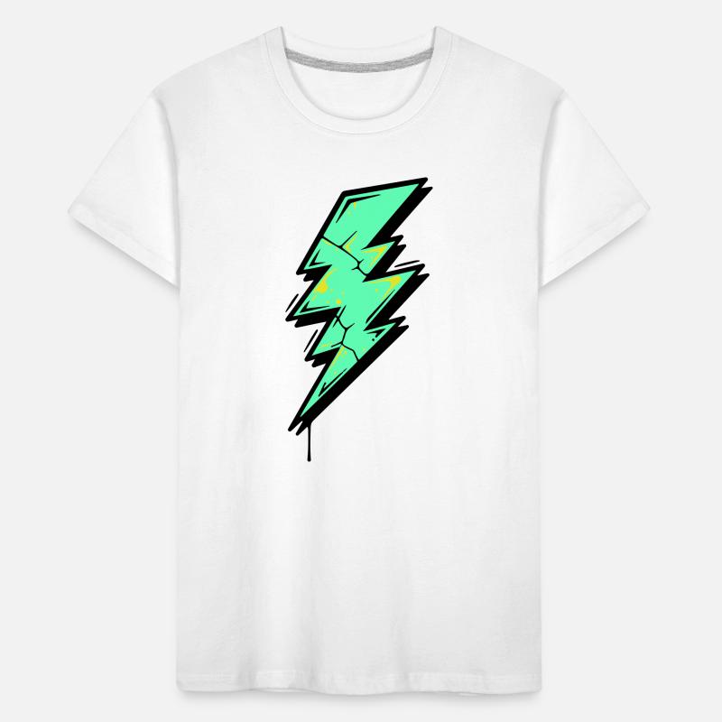 Style Éclair Éclair Abstrait T-shirt bio Premium Enfant
