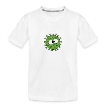 Corona - Kids' Premium Organic T-Shirt - white - Front