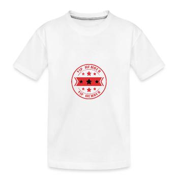 Tampon de membre VIP - T-shirt bio Premium Enfant - blanc - Devant