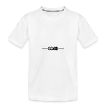 Marathon Running - T-shirt bio Premium Enfant - blanc - Devant