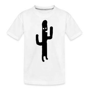 The Cactus from Cactus Run - Kinder Premium Bio T-Shirt - Weiß - Vorne